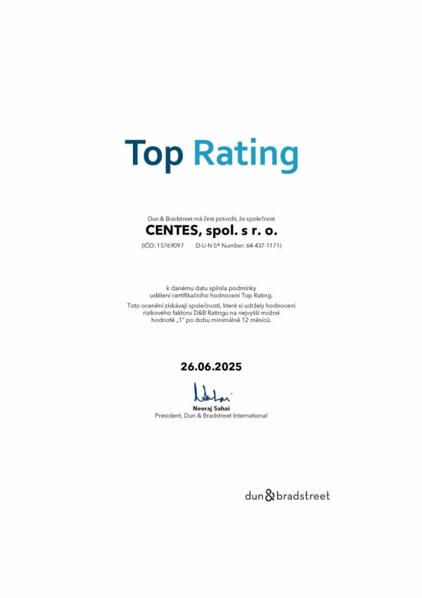 Digital Certificate CZ